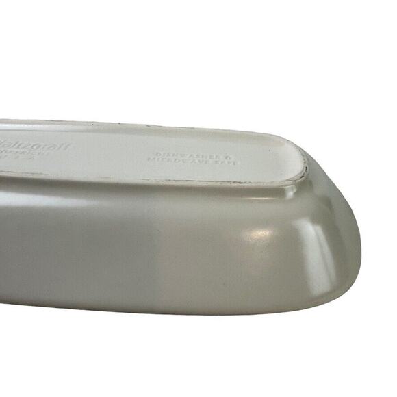 Pfaltzgraff Dishwasher Microwave Save Cream Stonewear Serving Dish Oval Bowl - Picture 13 of 16